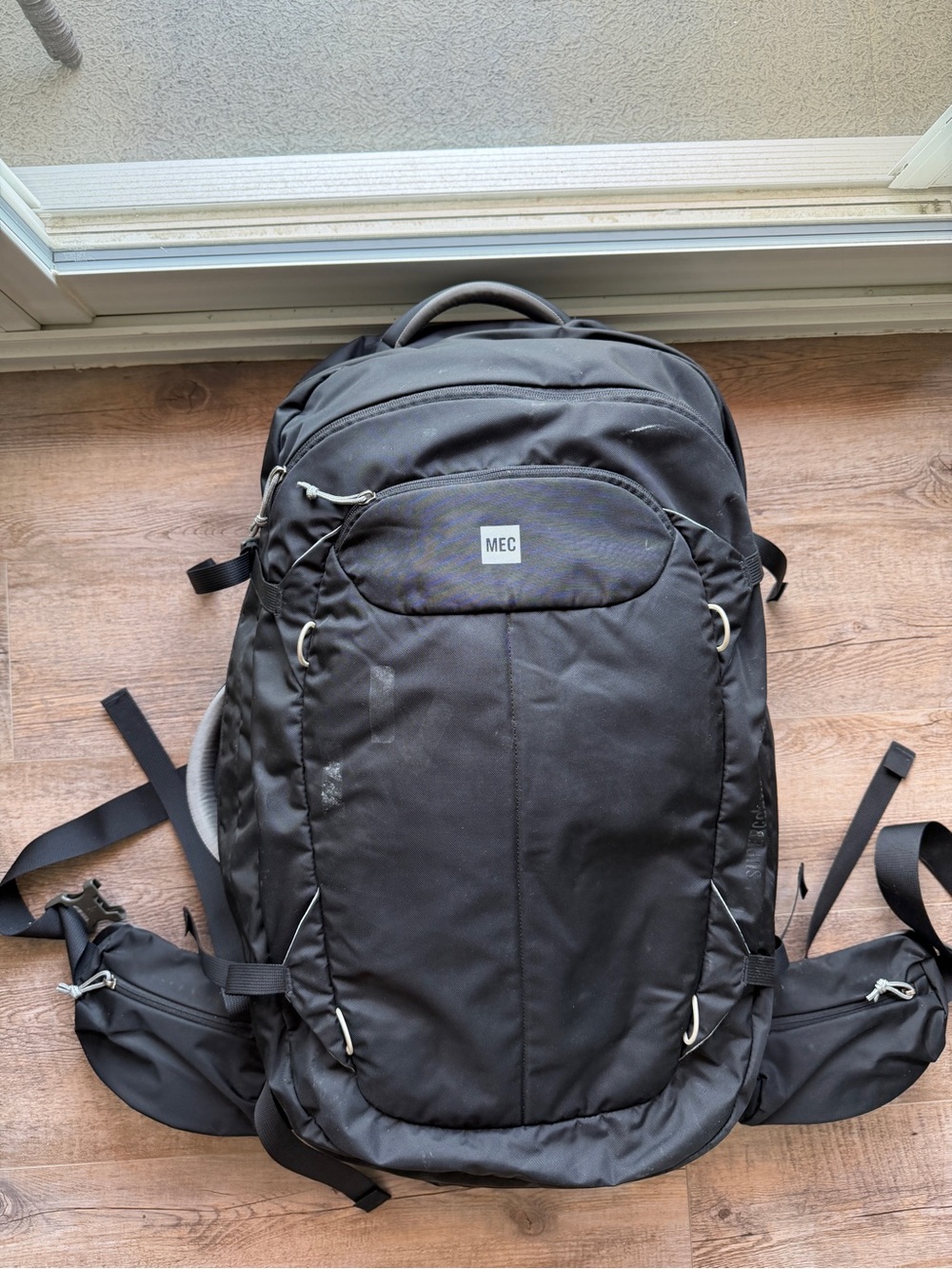 MEC Supercontinental Black Backpack - 65L and Detachable 15L